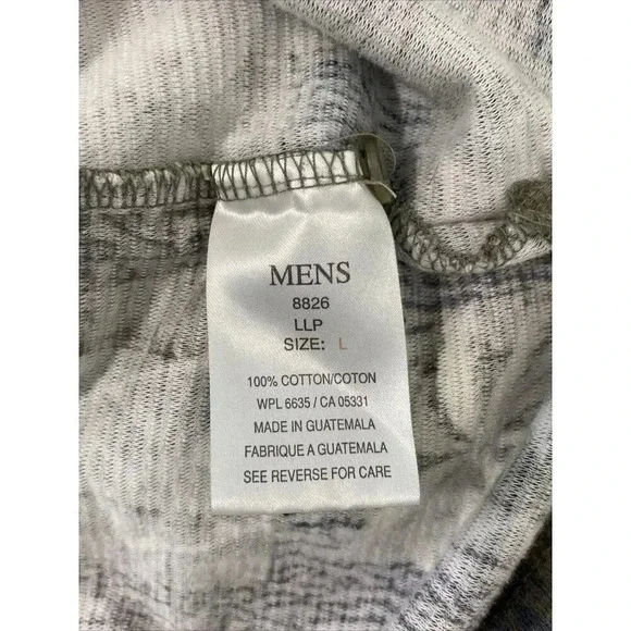 Woolrich Shirt Mens Large Button Up Short Sleeve Hawaiian Floral Tropical Gray - Picture 3 of 8